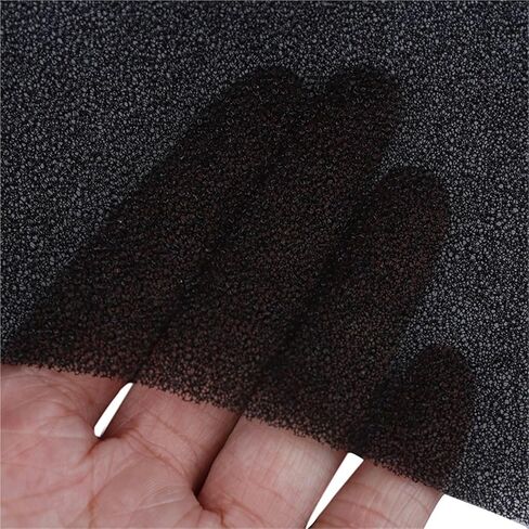 DIY 500 * 400 * 3mm/5mm Computer Mesh Sponge PC Case Fan Cooler Black Dust Filter Case Dustproof Cover Chassis Dust Cover 40PPI(Small) in Kuwait