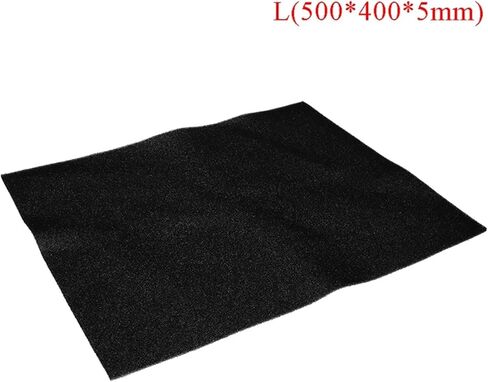 DIY 500 * 400 * 3mm/5mm Computer Mesh Sponge PC Case Fan Cooler Black Dust Filter Case Dustproof Cover Chassis Dust Cover 40PPI(Large) in Kuwait
