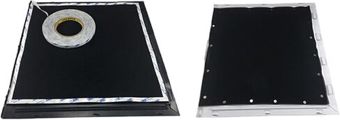 DIY 500 * 400 * 3mm/5mm Computer Mesh Sponge PC Case Fan Cooler Black Dust Filter Case Dustproof Cover Chassis Dust Cover 40PPI(Large) in Kuwait
