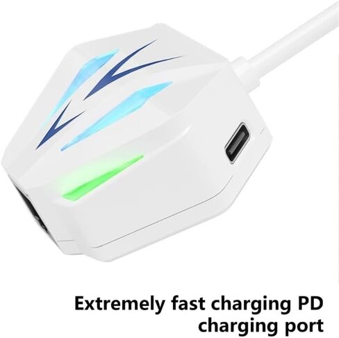 USB-C to RJ45 Gigabit Ethernet Adapter - High-Speed 1000Mbps Network Interface - White_Type C in Kuwait