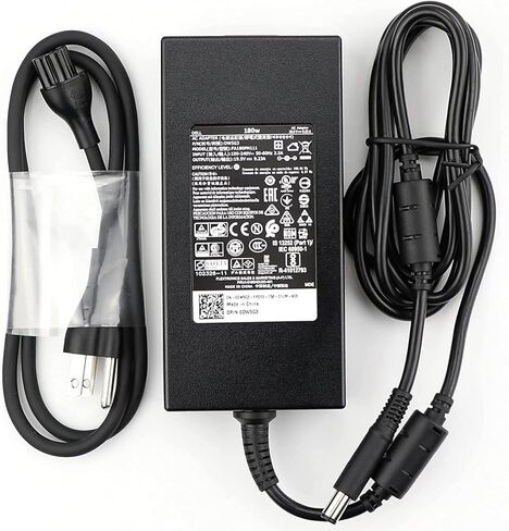 محول تيار متردد/تيار مستمر أصلي 180 وات 19.5 فولت 9.23 أمبير متوافق مع Dell WD22TB4 K20A001 K20A Thunderbolt 4 Dock DFV65 DA180PM111 LA180PM180 HA180PM180 047RW6 19.5VDC 9230mA 180.0W شاحن كابل سلك إمداد الطاقة in Kuwait