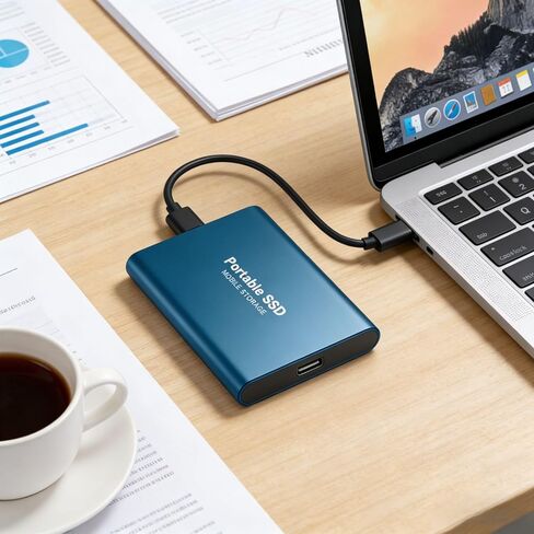 500GB Ultra Slim Portable External Hard Drive High Speed for PC Mac Laptop Data Storage in Saudi Arabia