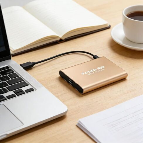 500GB Ultra Slim Portable External Hard Drive High Speed for PC Mac Laptop Data Storage in Saudi Arabia