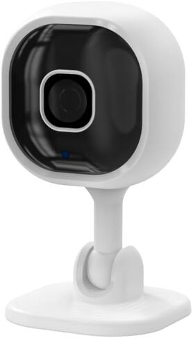 1Pack WiFi 1080P HD Camera for Remote Surveillance Indoor Security Camera for Baby Monitor Dog Camera w/2-Way Audio Siren Motion Detection Infrared Night Vision Magnetic Base Cloud & TF Card Storage in Kuwait
