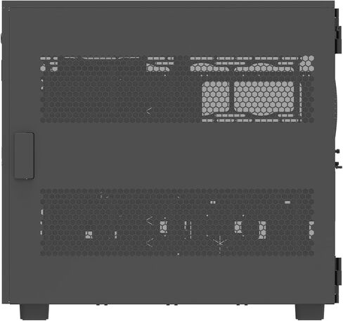 هيكل Thermaltake AX700 Super Tower: يدعم اللوحات الأم XL-ATX، وخمس بطاقات رسومات، وما يصل إلى ثمانية عشر محرك أقراص ثابتة، ولوحتين جانبيتين مثقوبتين، وحماية من الغبار - أسود in Kuwait