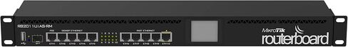 MikroTik RB2011UiAS-RM حامل لوحة التوجيه 5xLAN 5xGbit LAN 1xSFP in Kuwait