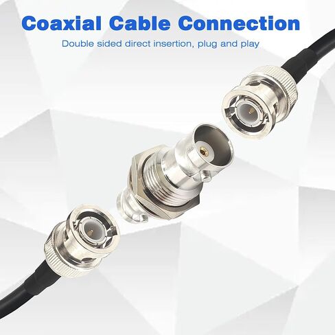 BNC Female to Female Coupler Adapter Pure Copper BNC Barrel Connectors for CCTV Camera 4pcs in Kuwait