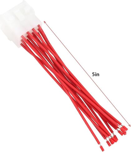 SING F LTD 2pcs 12 Pin 18AWG Molex Electrical Connector Plug Male Female Set with Pigtails for Home Audio Car Audio Motorcycle ATV Boat Truck Trailer (Cord Length 5 inches) in Kuwait