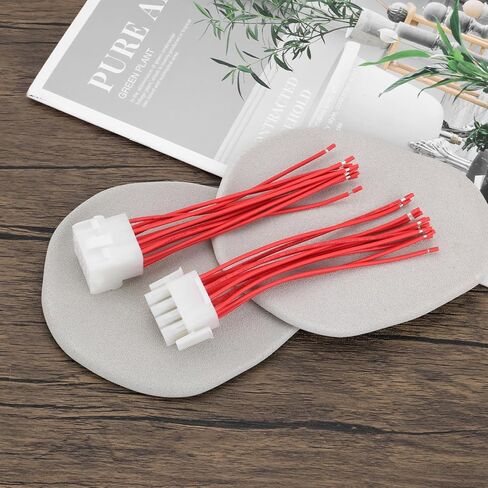 SING F LTD 2pcs 12 Pin 18AWG Molex Electrical Connector Plug Male Female Set with Pigtails for Home Audio Car Audio Motorcycle ATV Boat Truck Trailer (Cord Length 5 inches) in Kuwait