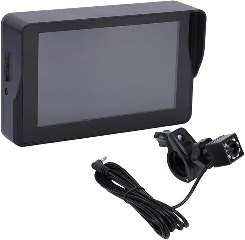 5 Inch 1080P HD Monitor Bike Rear View Camera System, 110 Wide Angle View Camera with Night Vision, Cycling Safety, Ideal for Mountain Bike, Road, Scooter & E in Kuwait