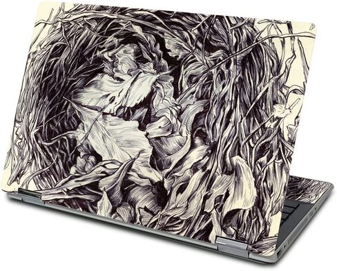 MightySkins Skin لجهاز HP Pavilion X360 15 "(2019) - Nest Sketch | غطاء ملتف من الفينيل واقٍ ومتين وفريد ​​من نوعه | سهل التطبيق والإزالة وتغيير الأنماط | صنع في الولايات المتحدة الأمريكية in Kuwait
