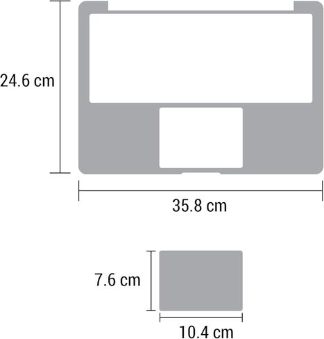 IBENZER Premium MacBook Body Skin Decal – Full Cover Protective Sticker for Apple MacBook Retina Pro 15’’ A1398 Silver (10 Pack) SK-MR15-A-ACD10 in Kuwait