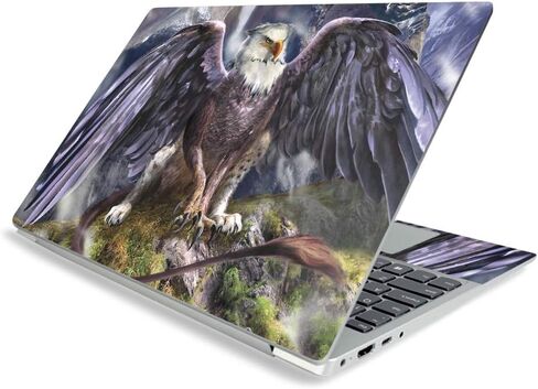 MightySkins Skin for Lenovo Ideapad S340 15" (2019) - War Chief | Protective, Durable, and Unique Vinyl Decal Wrap Cover | Easy to Apply, Remove, and Change Styles | Made in The USA in Kuwait