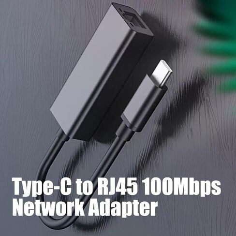 Professional USB-C to Gigabit Ethernet Adapter - 1000Mbps Network Card for High-Speed Internet - C Mouth in Kuwait