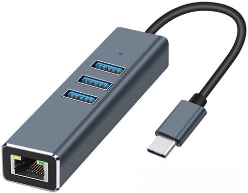 USB-C to Ethernet Adapter - 1000Mbps Gigabit Network Link for Modern Devices - USB in Kuwait