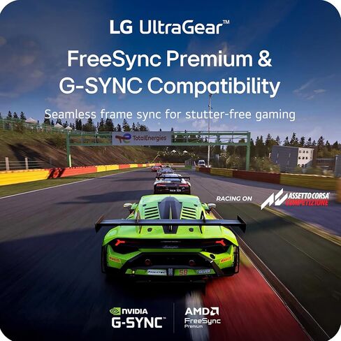 LG 27G640A-B 27-inch Ultragear QHD (2560 x 1440) IPS Gaming Monitor, 300Hz, 1ms, NVIDIA G-Sync, AMD FreeSync Premium, VESA DisplayHDR 400, HDMI 2.1, USB Type-C Black (Renewed) in Kuwait