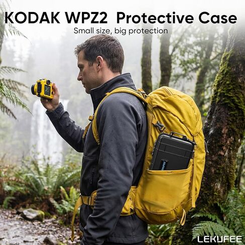 Lekufee Travel Waterproof Hard Case for Kodak PIXPRO WPZ2 Digital Camera, Battery, and other Accessories(Case & Bag Only) in Kuwait