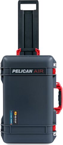 Charcoal Pelican Air 1535 Carry-on Case - Comes empty - Blue Handles & Latches. in Saudi Arabia