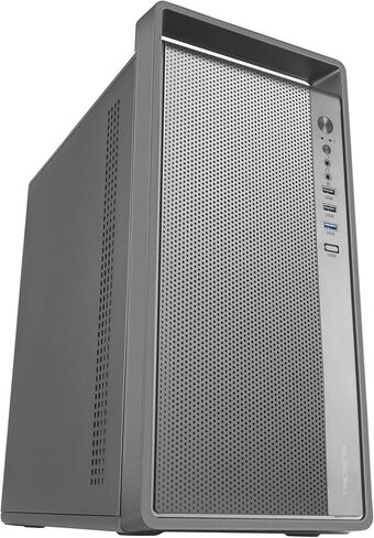 Tacens Fortis II, Mini-Tower PC MicroATX, Full Mesh Front for High Air Flow, 1 x Quiet 120 mm FDB Rear Fan, Compact SPCC Steel Housing, Integrated Carry Handle, Black in Kuwait