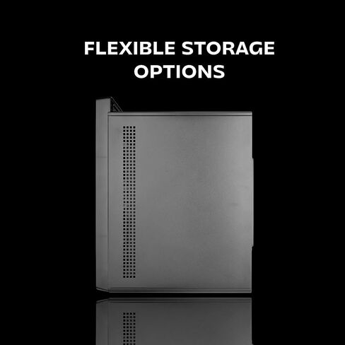 Tacens Fortis II, Mini-Tower PC MicroATX, Full Mesh Front for High Air Flow, 1 x Quiet 120 mm FDB Rear Fan, Compact SPCC Steel Housing, Integrated Carry Handle, Black in Kuwait
