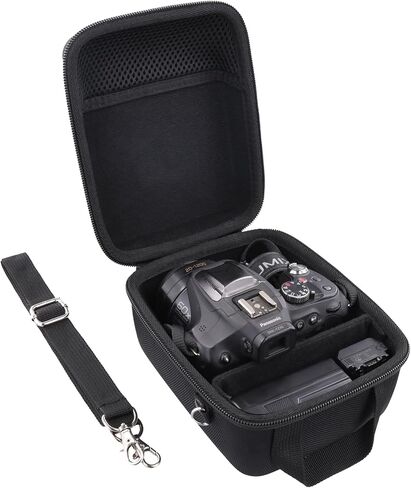 Camera Case Compatible with Panasonic LUMIX FZ80D Point and Shoot Digital Camera,Black Case in Kuwait