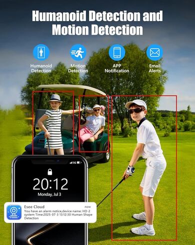 Wireless Security Camera 3 Lens 5G/2.4G WiFi 6MP Triple Lens Camera,2K HD PTZ Dome Cameras with Automatic Cruise, Color Night Version, Motion Detection in Saudi Arabia