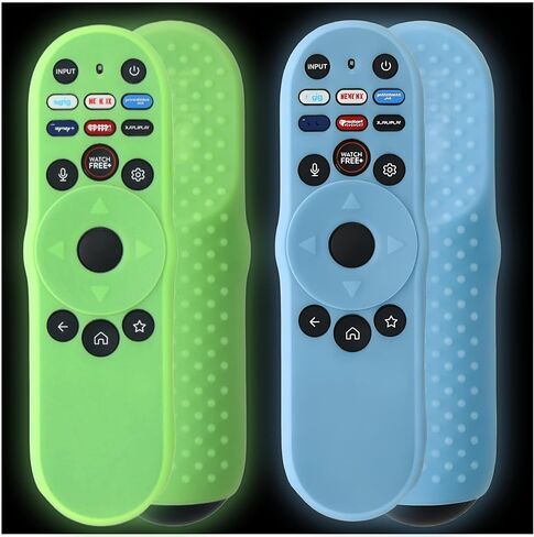 Gavyqier 2Pack Remote Cover fits for VIZIO XRT270 Smart 2023 TV Remote,Silicone Protective Controller Sleeve for XRT270 Voice Remote Glow in the Dark in Kuwait