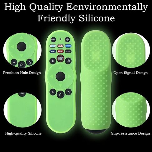 Gavyqier 2Pack Remote Cover fits for VIZIO XRT270 Smart 2023 TV Remote,Silicone Protective Controller Sleeve for XRT270 Voice Remote Glow in the Dark in Kuwait
