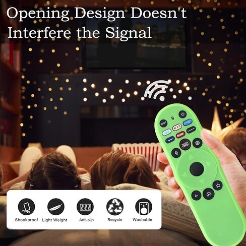 Gavyqier 2Pack Remote Cover fits for VIZIO XRT270 Smart 2023 TV Remote,Silicone Protective Controller Sleeve for XRT270 Voice Remote Glow in the Dark in Kuwait