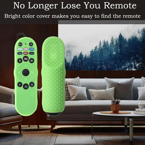 Gavyqier 2Pack Remote Cover fits for VIZIO XRT270 Smart 2023 TV Remote,Silicone Protective Controller Sleeve for XRT270 Voice Remote Glow in the Dark in Kuwait