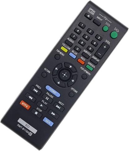 RMT-B119A استبدال جهاز التحكم عن بعد المناسب لمشغل أقراص DVD Sony Blu-Ray BDPBX110 BDP-S5100 BDP-S3100 BDP-S590 BDP-S390 BDP-S1100 BDP-BX110 BDP-BX39 BDP-BX510 BDP-BX59 BDP-BX59 BDP-S390 in Kuwait