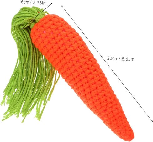 DOITOOL Newborn Photography Props Crochet Carrot Toy Milestone Photo Props for Boy Girl in Kuwait