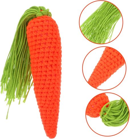 DOITOOL Newborn Photography Props Crochet Carrot Toy Milestone Photo Props for Boy Girl in Kuwait