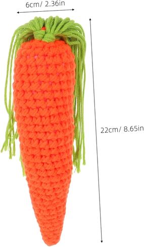 DOITOOL Newborn Photography Props Crochet Carrot Toy Milestone Photo Props for Boy Girl in Kuwait