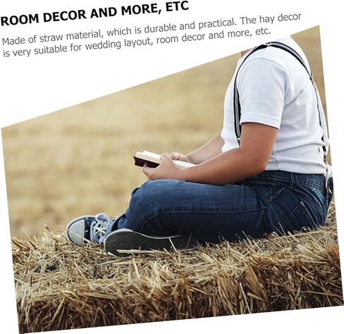 Hay Bales for Outdoor Photography Props Yard Haystack Garden Decorations Small Prop Wedding Layout in Kuwait