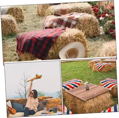 Hay Bales for Outdoor Photography Props Yard Haystack Garden Decorations Small Prop Wedding Layout in Kuwait
