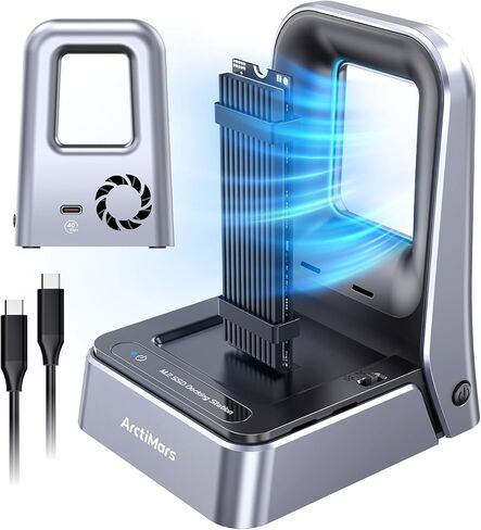 Tool-Free M.2 NVMe & SATA to USB C 20Gbps Docking Stationfor M Key, B+M Key Support 2280 2260 2242 2230 SSDs (2628-40GB Dock) in Kuwait