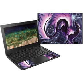 MightySkins Skin Compatible with Lenovo 500E Chromebook 11.6" (2018) - Star Dance | Protective, Durable, and Unique Vinyl Decal Wrap Cover | Easy to Apply, Remove, and Change Styles | Made in The USA in Kuwait