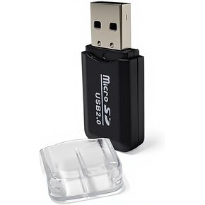 قارئ بطاقات USB 2.0 Micro SD/TF - قراءة الصور ومقاطع الفيديو والملفات على أجهزة الكمبيوتر على الفور in Kuwait