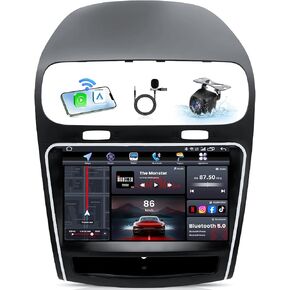 5G WiFi Car Radio for Dodge Journey 2011-2019: [4Core 64G ROM] 9" 1280 * 800 HD Touchscreen Stereo with Wireless Carplay Android Auto GPS Navigation Bluetooth FM RDS DSP EQ SWC, Free Backup Camera in Saudi Arabia
