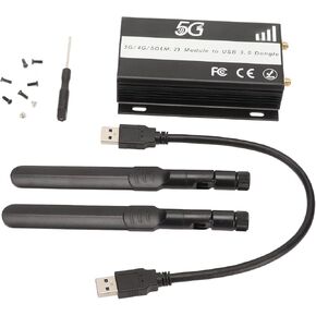NGFF M.2 Key B to USB 3.0 Adapter, Network Adapter with SIM Slot, Supports SIM MicroSIM Nano SIM for LTE 4G 5G Modules, Includes Antennas and USB 3.0 Cable in Kuwait