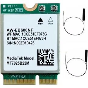 MTK7925 WiFi7 Tri Band Wireless Network Card WiFi Card 2.4G/5G/6Ghz Network Wireless Adapter for Win10/Win11 in Saudi Arabia
