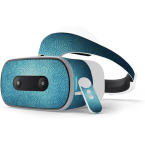 MightySkins Skin Compatible with Lenovo Mirage Solo - Blue Swirls | Protective, Durable, and Unique Vinyl Decal wrap Cover | Easy to Apply, Remove, and Change Styles | Made in The USA in Kuwait