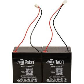 Raion Power RG1250WP 12V 5Ah Chamberlain HD800D Garage Door Backup Battery - 2 Pack in Saudi Arabia