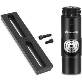 Astromania Improve Vixen Style Plate with 1/4"-20 Photo Thread - Length 180MM - Bundle with - 1.25 Inch Laser Collimator in Kuwait