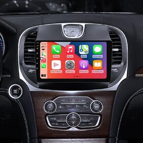for Chrysler 300 2015-2019 Radio Update Car Stereo Replacement with Carplay & Android Auto 8-Core 4+64G Head Unit 9-Inches 1280x720 IPS Touch Screen Bluetooth in Saudi Arabia
