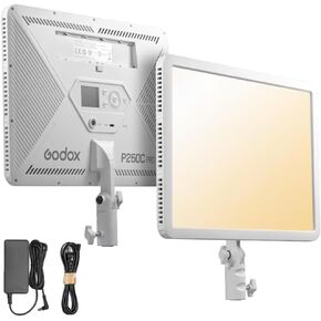 Godox LEDP-260C LED Video Light Panel, 16.4" Dimmable Photography Soft Lighting 3300K-5600K Bi-Color with Remote Control, Battery or DC Powered, for Streaming /YouTube /Studio Photo Light in Kuwait