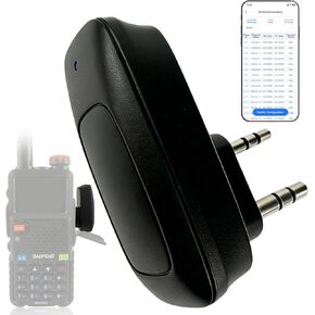 محول برمجة BAOFENG، مبرمج راديو لاسلكي متوافق مع UV-5R، UV-5R Mini، UV-82، BF-888S، يدعم تطبيق iOS وAndroid، لا يتطلب برنامج تشغيل كمبيوتر لإعداد التردد السريع in Kuwait