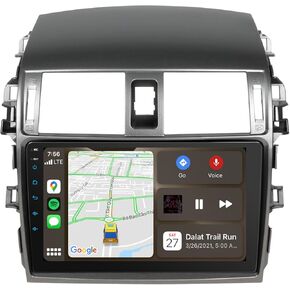 راديو سيارة لسيارة Toyota Corolla 2009 2010 2011 2012 2013 يدعم Carpaly اللاسلكي وAndroid Auto، شاشة لمس IPS 9 بوصة مع بلوتوث/SWC/DSP/AM/FM in Kuwait