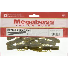 Megabass 38409 زجاجة دودة الروبيان، 4 بوصة، Kasumi Green F in Saudi Arabia